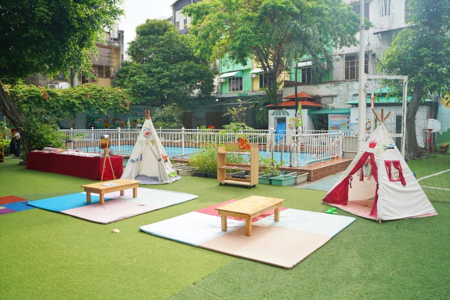 Các góc chơi trong Ngày hội Bé đến trường tại Happy House