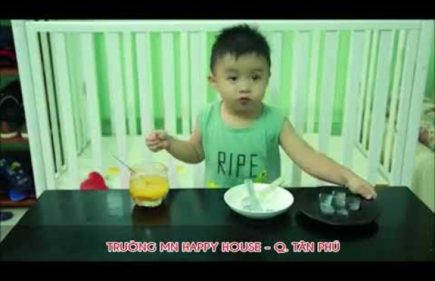 KỲ NGUYỄN NHẬT THÀNH - Đầu bếp nhí trường Mầm non HappyHouse