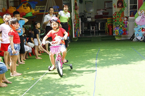 Cuộc thi đua xe đạp - Cơ sở Vườn Lài